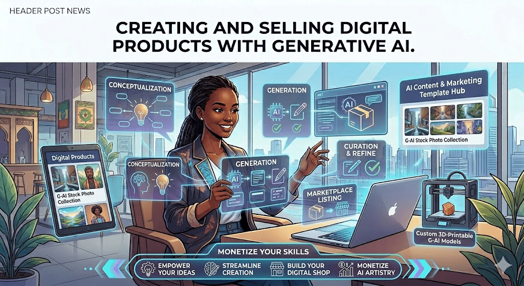Creating and Selling Digital Products with Generative AI