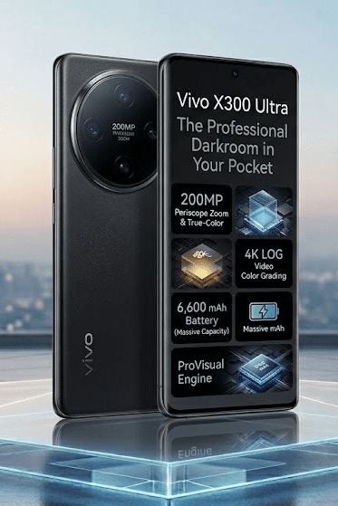 Vivo X300 Ultra. The Professional darkroom in your pocket.